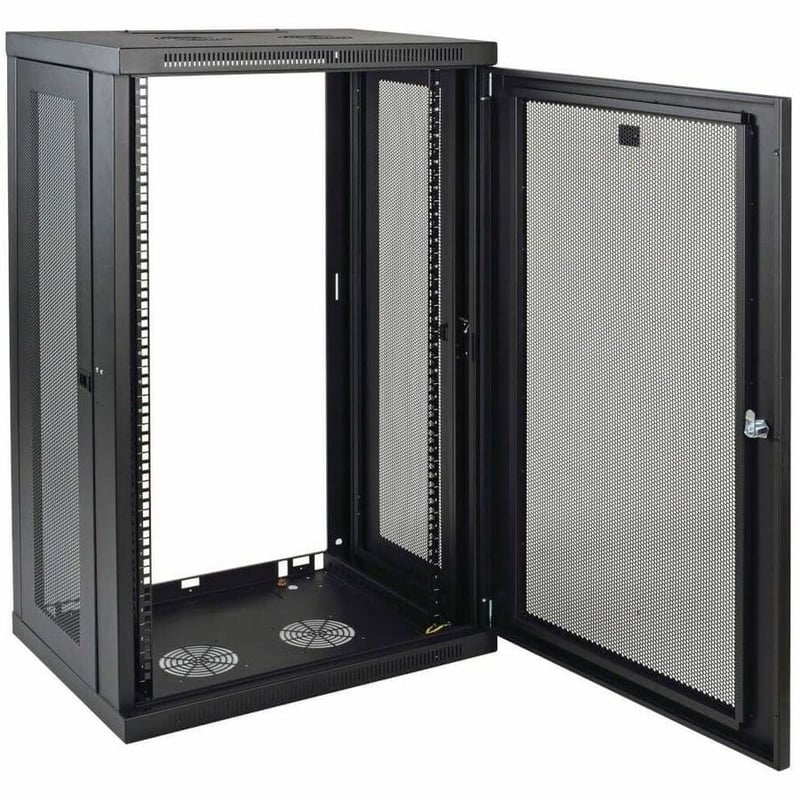 Tripp Lite by Eaton SmartRack 21U Low-Profile Switch-Depth Wall-Mount Half-Height Rack Enclosure - Thumbnail 3