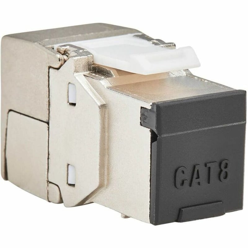 Tripp Lite by Eaton Cat8 STP Shielded Tool-Free Keystone Jack, 568A/568B, TAA - Thumbnail 2