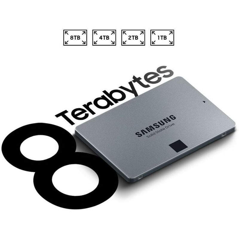 KIT SAMSUNG 860 QVO 1 TB SSD 2.5 INTERNAL SATA 360 TB TBW 550 - Thumbnail 5