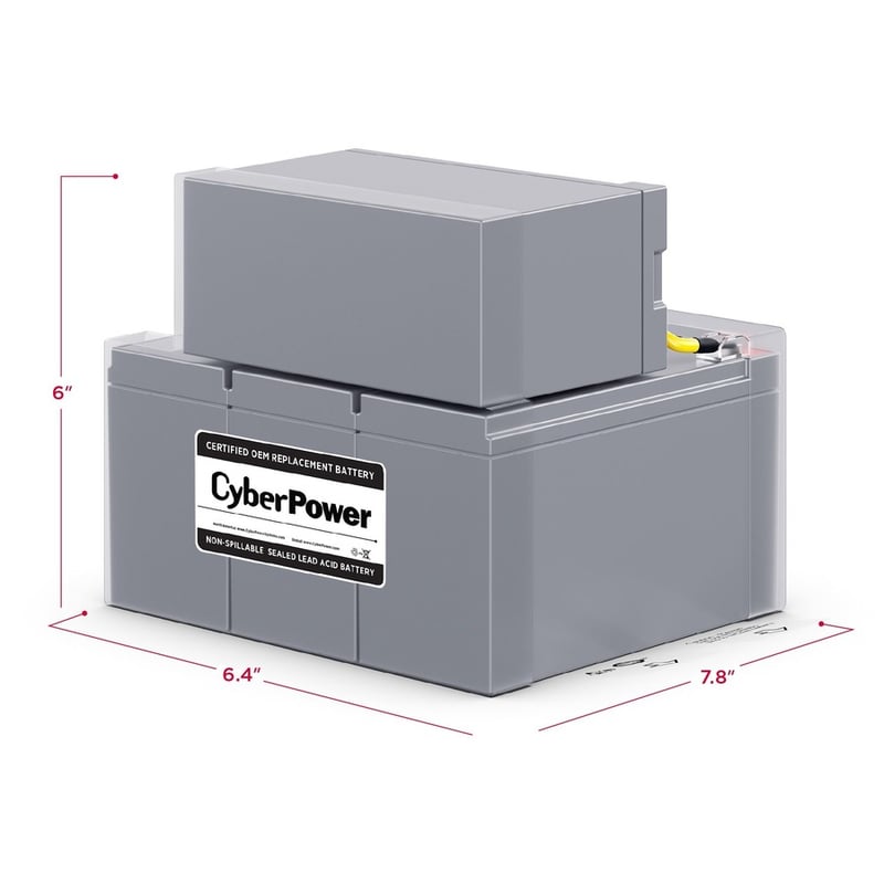 CyberPower RB1290X4K Replacement Battery Cartridge - Thumbnail 3