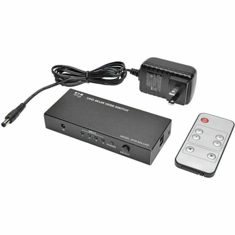 Tripp Lite by Eaton 4-Port HDMI Switch with Remote Control - 4K 60 Hz UHD 4:4:4 HDR 3D - Thumbnail 4