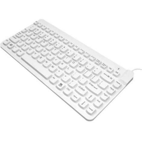Man & Machine Premium Waterproof Disinfectable Silent 12" Keyboard - Thumbnail 3