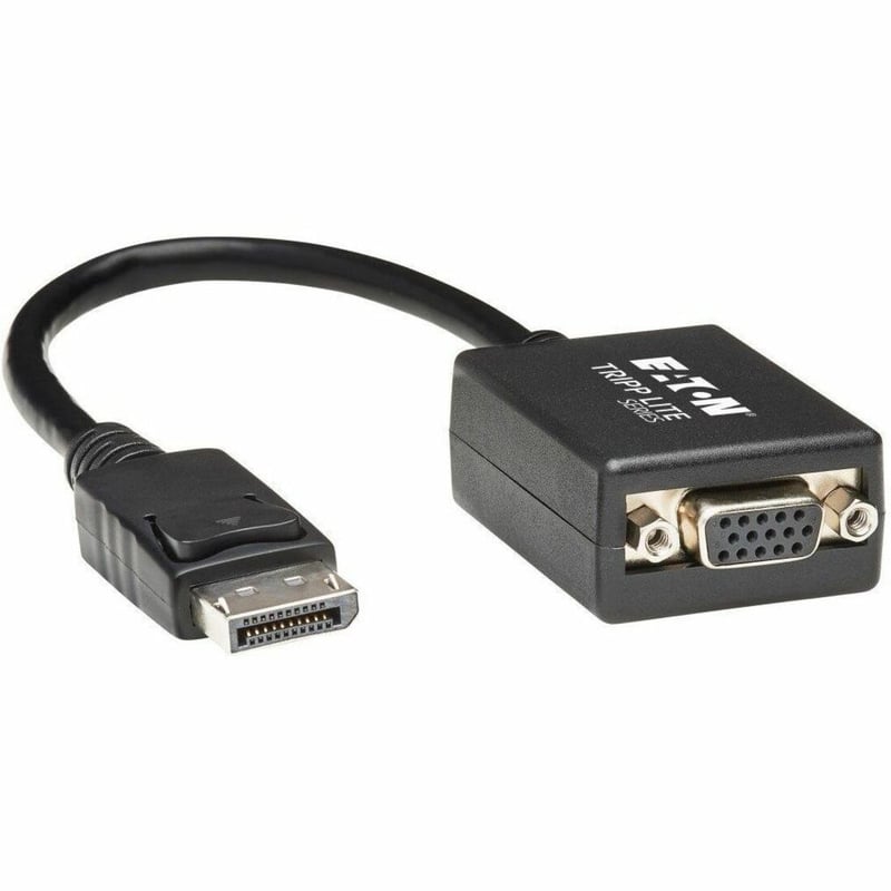 Tripp Lite by Eaton DisplayPort to VGA Active Adapter Video Converter (M/F) 6-in. (15.24 cm) - Thumbnail 1