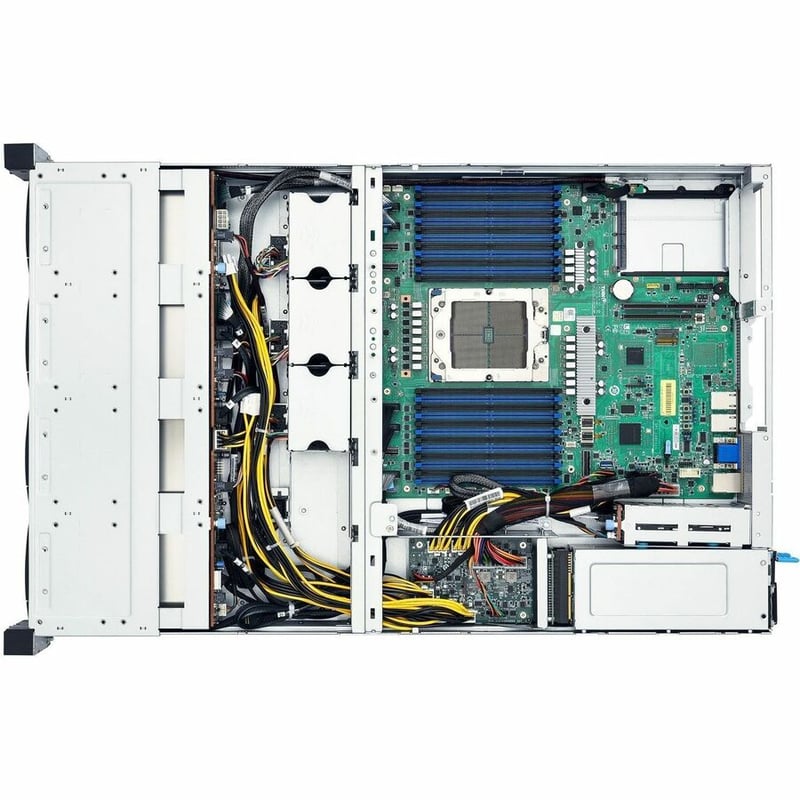 Mitac Transport SX TS70-B8056 Barebone System - 2U Rack-mountable - Socket SP5 LGA-6096 - 1 x Processor Support - 1 - Thumbnail 4