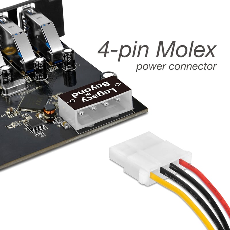 SIIG USB 3.0 7-Port Ext PCIe Host Adapter - Thumbnail 3