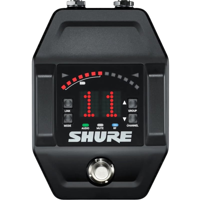 Shure GLXD6+ Digital Wireless Dual Band Guitar Pedal Receiver - Thumbnail 1