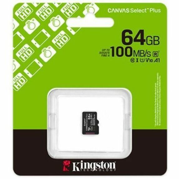 64GB MICSDXC CANVAS SELECT PLUS GEN3 100R A1 SINGLE PACK W/O ADP - Thumbnail 3
