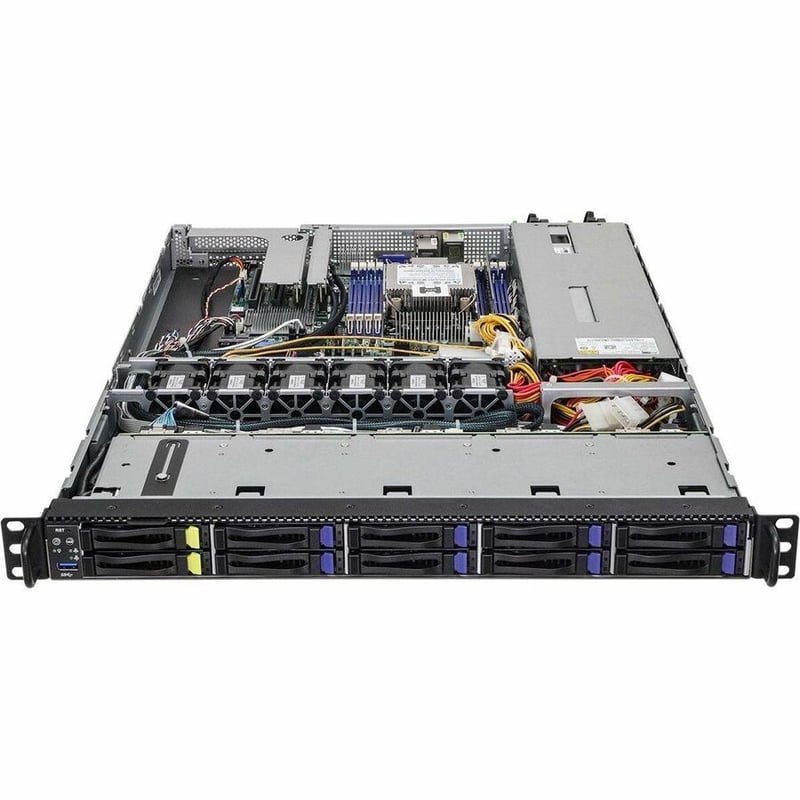 ASROCK RACK 1U8S2E-ICX/2T 1U RACKMOUNT STORAGE SERVER BAREBONE 2 BAYS NVME AND 8 - Thumbnail 4