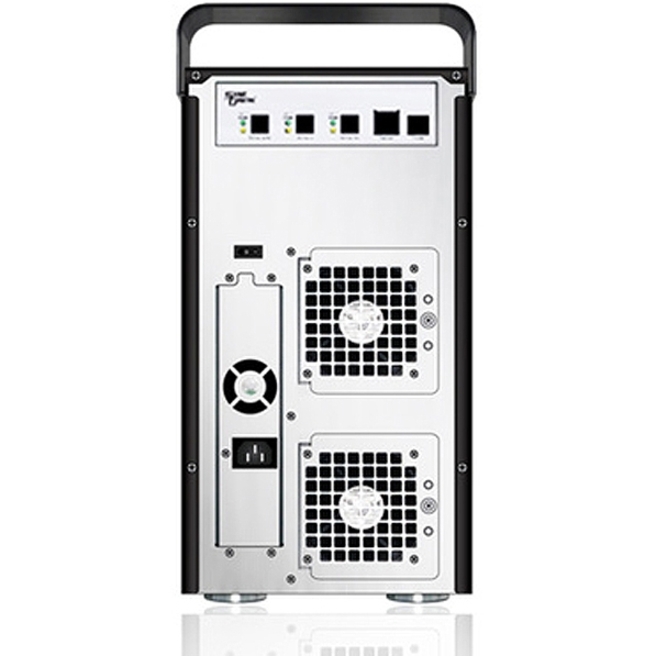 Sans Digital MobileSTOR MS8X12+B Drive Enclosure - SAS Host Interface Tower - Black - Thumbnail 3