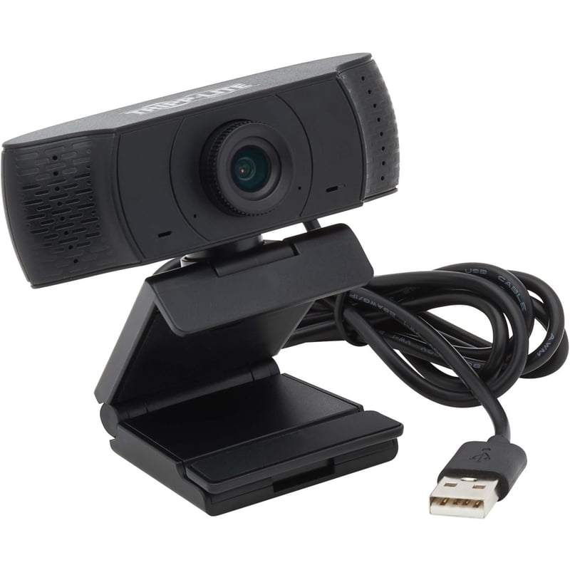 Tripp Lite by Eaton USB Webcam with Microphone Web Camera for Laptops and Desktop PCs 1080p - Thumbnail 1