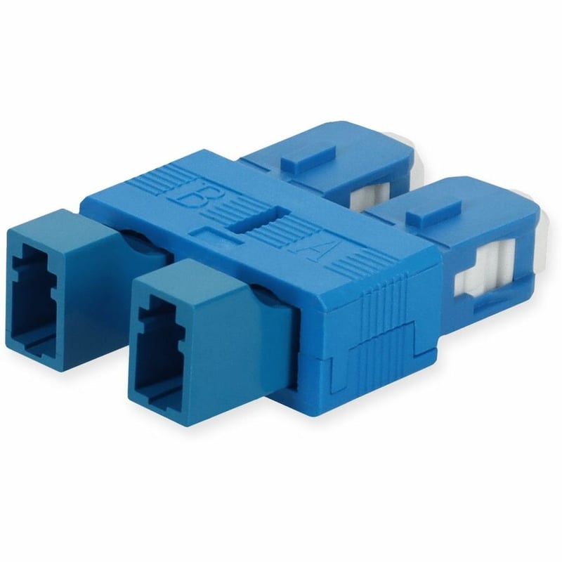 AddOn SC Male to LC Female SMF OS1 Duplex Fiber Optic Adapter - Thumbnail 5