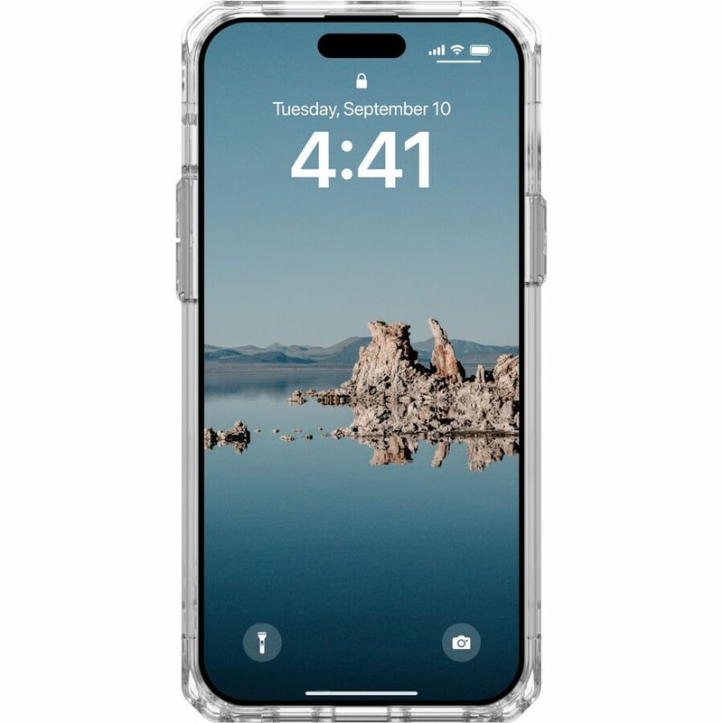 Urban Armor Gear Plyo iPhone 15 Plus Case - Ice/Silver - Thumbnail 3