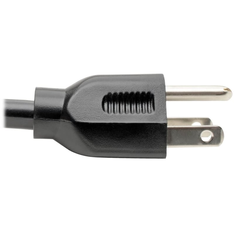 Eaton Tripp Lite Series Desktop Computer Power Cord, NEMA 5-15P to C13, 5-Pack - 10A, 125V, 18 AWG, 2 ft. (0.61 m), Black - Thumbnail 3