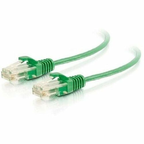 Quiktron 28 AWG CAT6 Patch Cable, Green, 10 FT