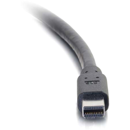 C2G 6ft Mini DisplayPort Cable - Mini DP Cable - 4K 30Hz - White - M/M - Thumbnail 2