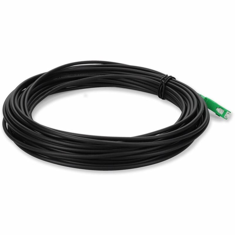 AddOn 4m ASC to ASC Black OS2 Simplex OFNR (Riser-Rated) SMF Fiber Outdoor Patch Cable - Thumbnail 5