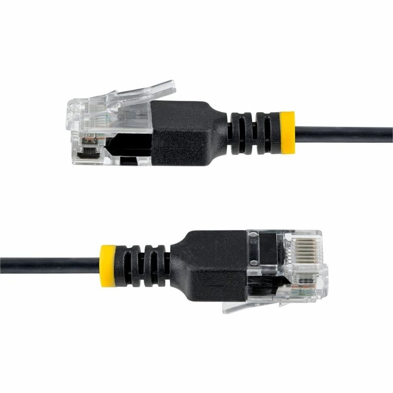 ULTRA SLIM CAT6A CABLE BLACK SLIM SNAGLESS RJ45 UTP PATCH CABLE - Thumbnail 3