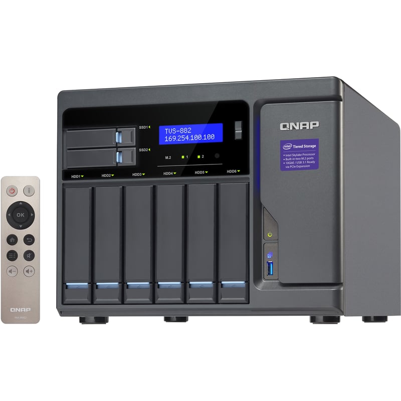 QNAP Turbo NAS TVS-882-I5-16G-450W SAN/NAS Server - Thumbnail 1