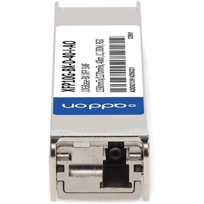 AddOn Cisco&reg; XFP10G-BX-D-40-I Compatible TAA 10GBase-BX XFP Transceiver (SMF, 1330nmTx/1270nmRx, 40km, LC, DOM, -40 to 85C)