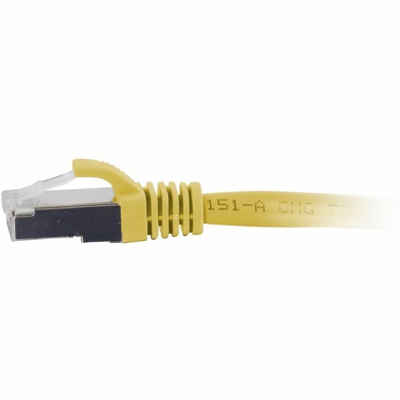 C2G 14ft (4.3m) Cat6a Snagless Shielded (STP) Ethernet Network Patch Cable - Yellow - Thumbnail 3