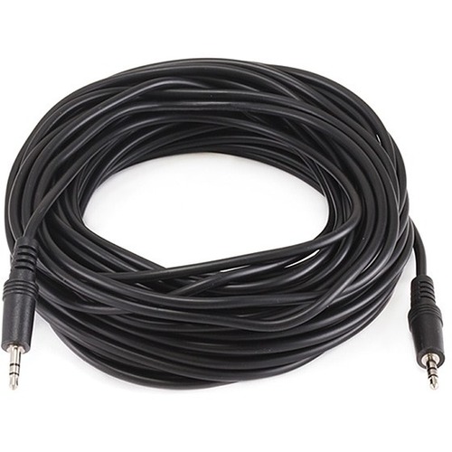 STEREO PLUG/PLUG M/M 3.5MM CABLE - BLK