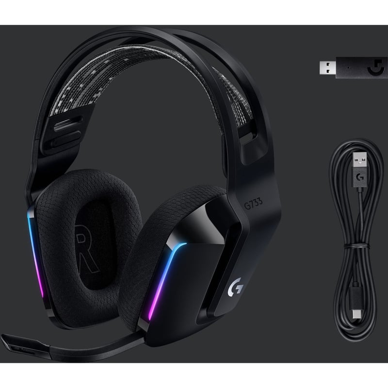 Logitech G733 Lightspeed Wireless RGB Gaming Headset - Thumbnail 4