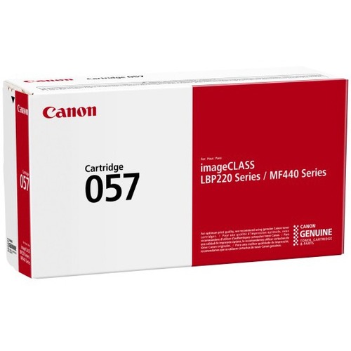 Canon 057 Original Laser Toner Cartridge - Black - 1 Pack - Thumbnail 1