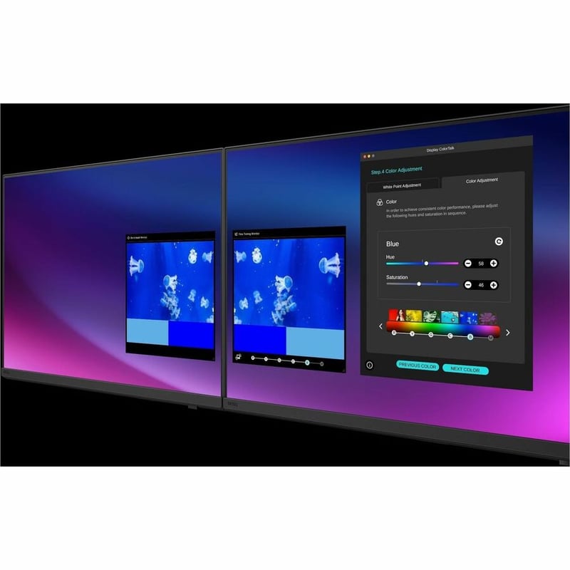 BENQ 27IN 2K IPS 100HZ MONITOR DARK GREY2560X14403WX2100 SRGB - Thumbnail 3