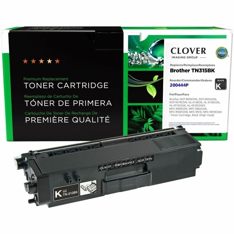 Clover Imaging Remanufactured High Yield Black Toner Cartridge for Brother TN315 - Thumbnail 1