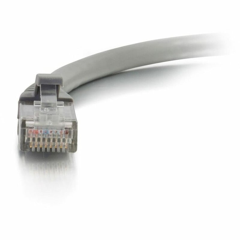 Quiktron Q-Series Patch Cords, CAT5E, Booted, Gray, 7 FT - Thumbnail 2