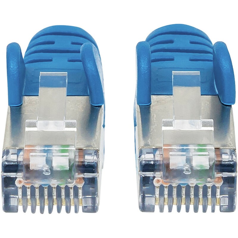 AUGMENTED CATEGORY 6, CAT6A S/FTP PATCH CABLE, 14 FT, BLUE COPPER, 26 AWG, SNAG - Thumbnail 4