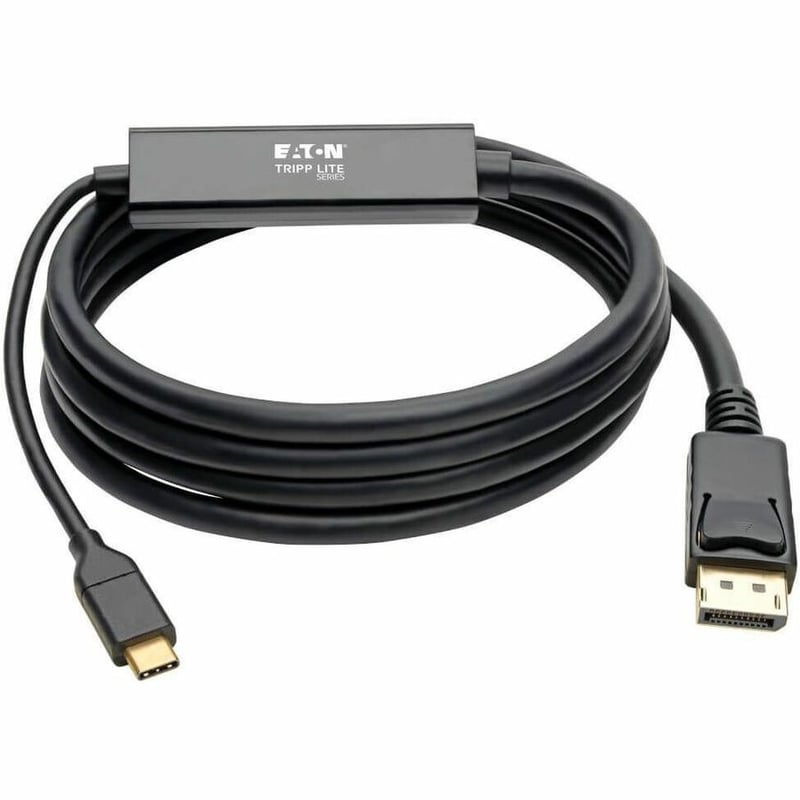 Tripp Lite by Eaton USB C to DisplayPort Adapter Converter Cable, 4K @ 60Hz, Thunderbolt 3, 6ft 6' USB Type C, USB-C, USB Type-C - Thumbnail 3