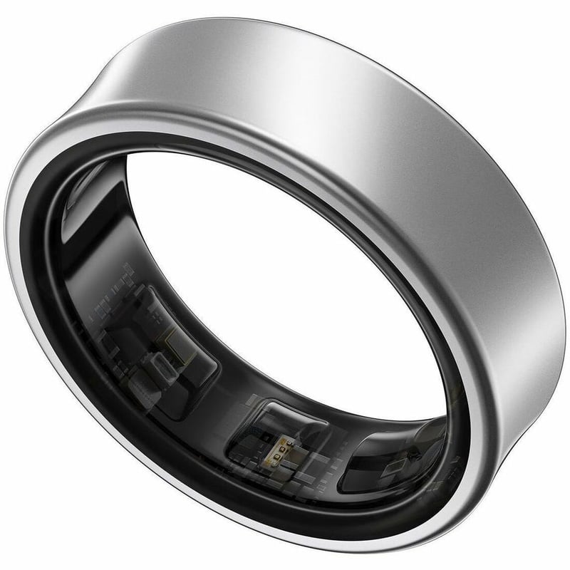 GALAXY RING SIZE 8 TITANIUM SILVER ANDROID ONLY - Thumbnail 1