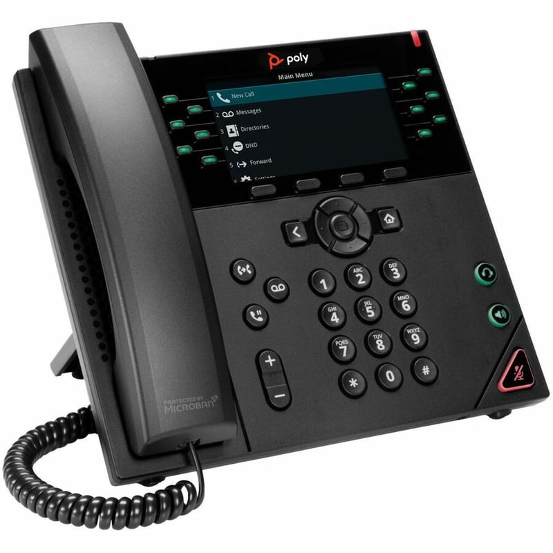 HP POLY VVX 450 12-IP PH POE-E TAA - Thumbnail 4