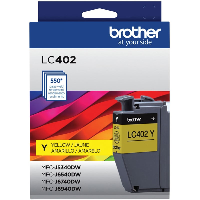 Brother LC402YS Original Inkjet Ink Cartridge - Yellow Pack - Thumbnail 1