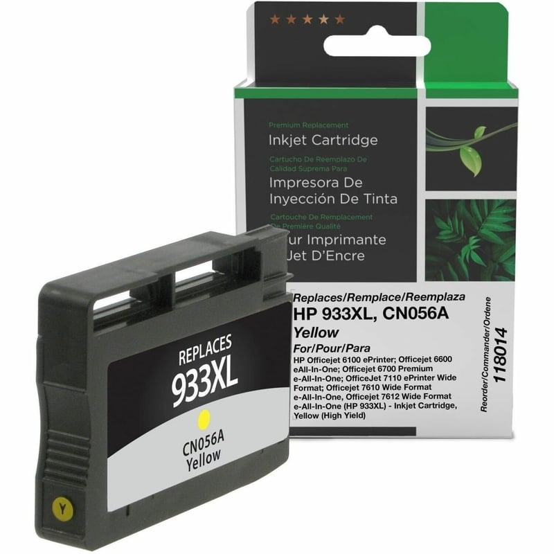 Clover Imaging Remanufactured High Yield Yellow Ink Cartridge for HP 933XL (CN056A) - Thumbnail 1
