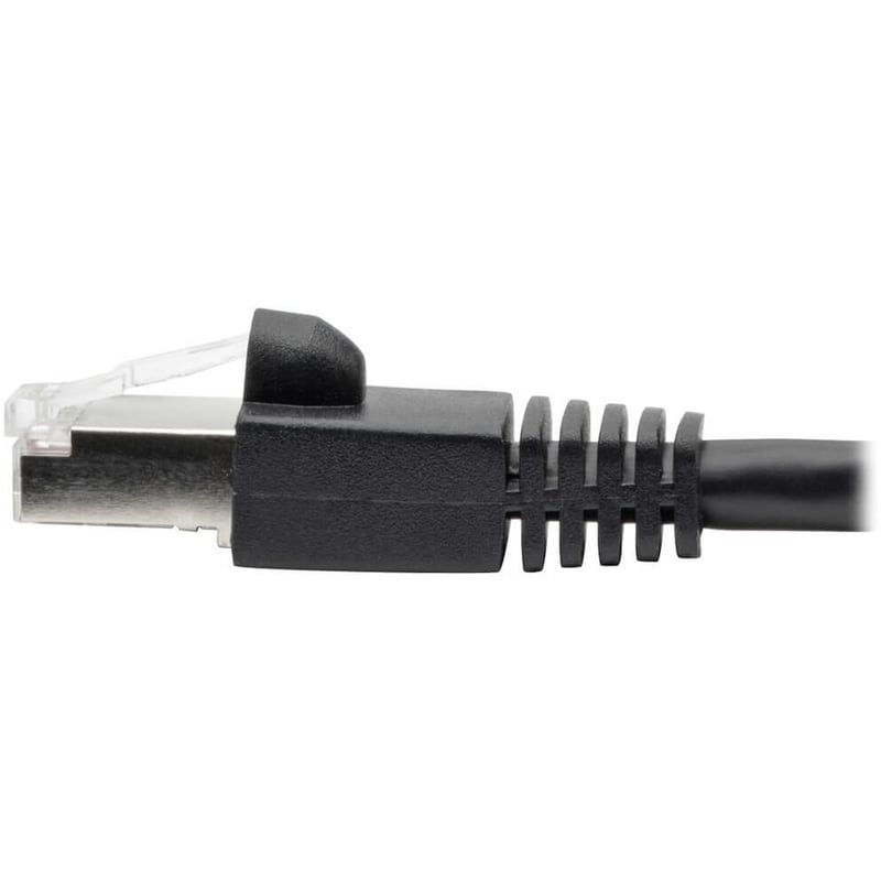Eaton Tripp Lite Series Cat6a 10G Snagless Shielded STP Ethernet Cable (RJ45 M/M), PoE, Black, 5 ft. (1.52 m) - Thumbnail 5