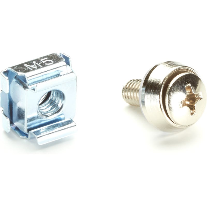 Black Box M5 Rail Hardware Pack - 20 Cage Nuts & Screws - Thumbnail 1