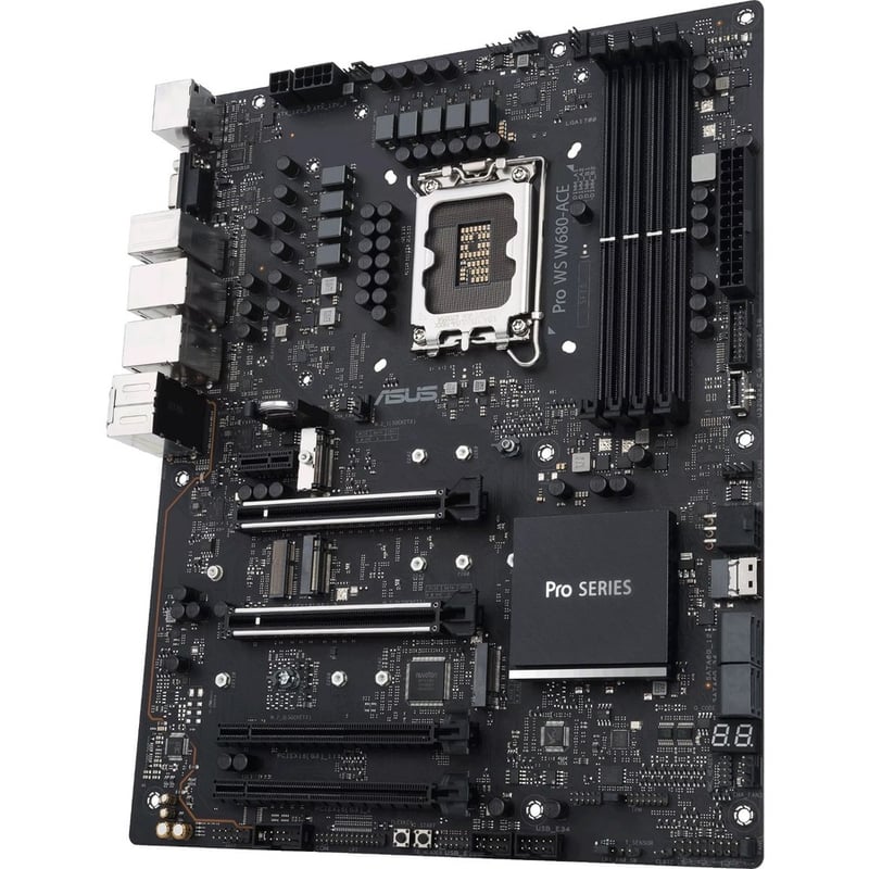 Asus Pro WS W680-ACE Workstation Motherboard - Intel W680 Chipset - Socket LGA-1700 - Intel Optane Memory Ready - ATX - Thumbnail 3
