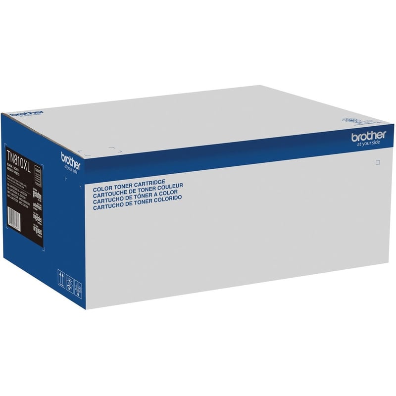 Brother TN810XLBK Original High Yield Laser Toner Cartridge - Black - 1 Each