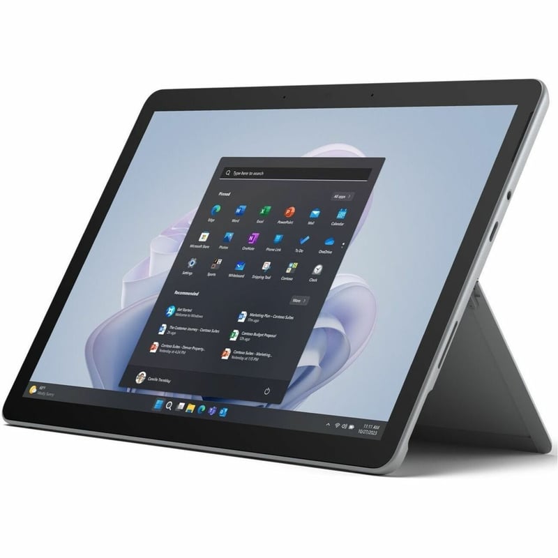 Microsoft Surface Go 4 Tablet - 10.5" - 8 GB - 256 GB Storage - Windows 11 - Platinum - Thumbnail 1