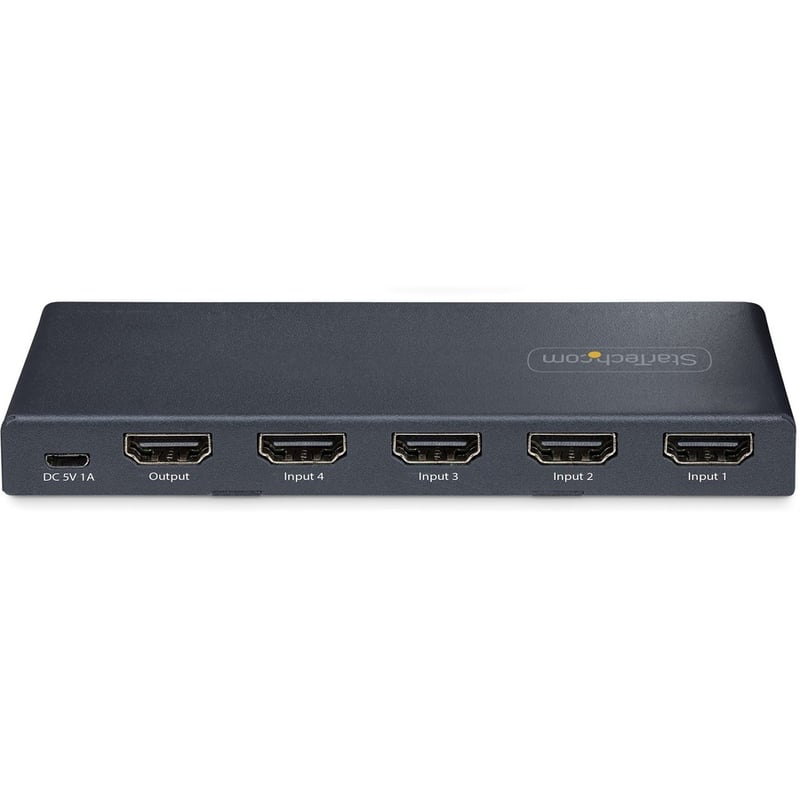 StarTech.com 4-Port 8K HDMI Switch, HDMI 2.1 Switcher 4K 120Hz HDR10+, 8K 60Hz UHD, HDMI Switch 4 In 1 Out, Auto/Manual Source Switching - Thumbnail 3