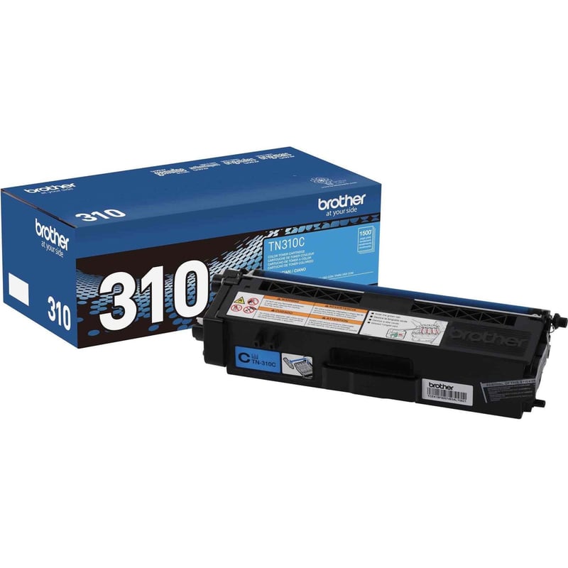 Brother Genuine TN310C Cyan Toner Cartridge - Thumbnail 1