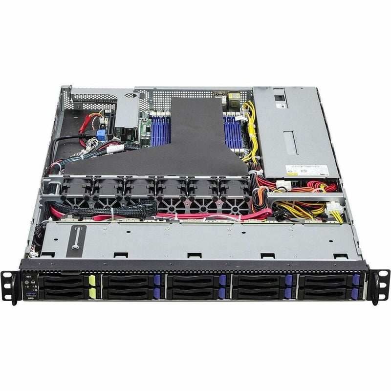 1U8S2E-ROME2T 1U RACKMOUNT STORAGE SERVER BAREBONE 2 BAYS NVME AND 8 BAYS SATA A - Thumbnail 5