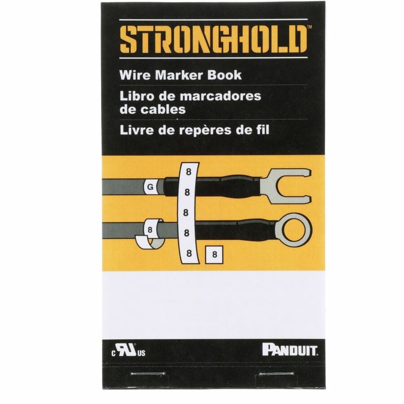 StrongHold Pre-Printed Wire Marker Book - Thumbnail 2