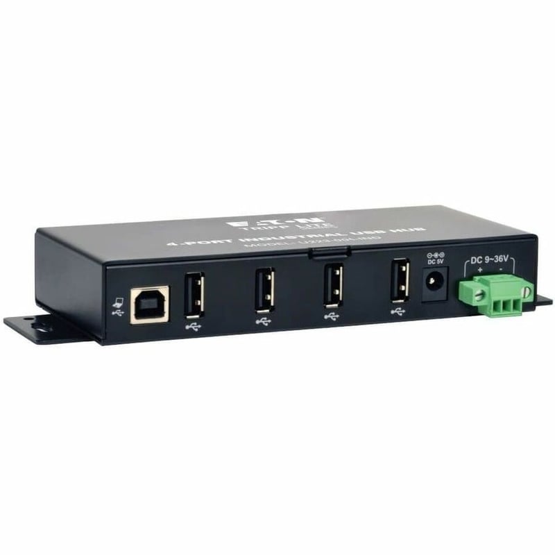 Tripp Lite by Eaton 4-Port Industrial-Grade USB 2.0 Hub - 15 kV ESD Immunity Metal Housing Mountable - Thumbnail 5