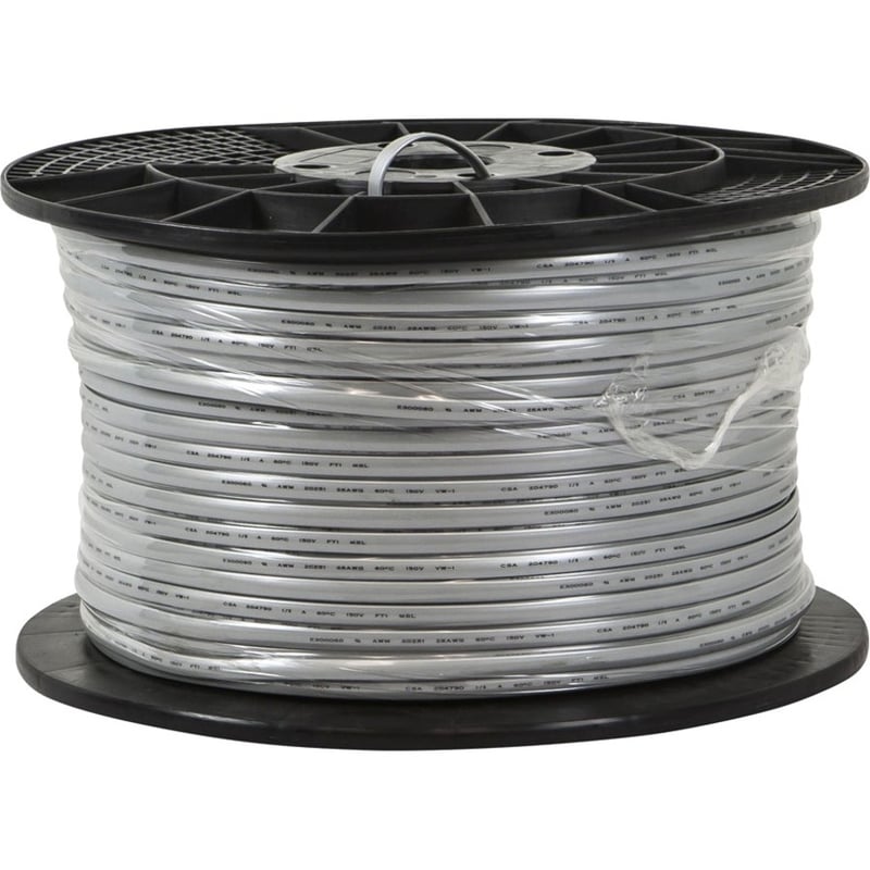 Monoprice Cat 3 - 3 Pair -UL - Stranded Pure Bare Copper - Silver Jacket - 1000ft Bulk - Thumbnail 1