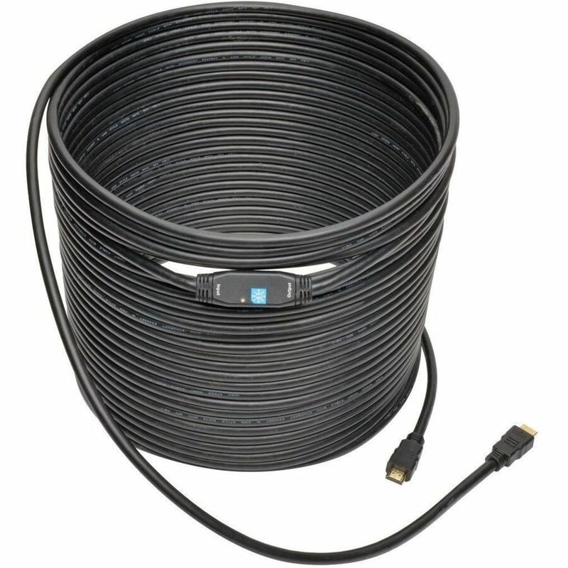 Eaton Tripp Lite Series Active High-Speed HDMI Cable with Built-In Signal Booster (M/M), Black, 80 ft. (24.38 m) - Thumbnail 2