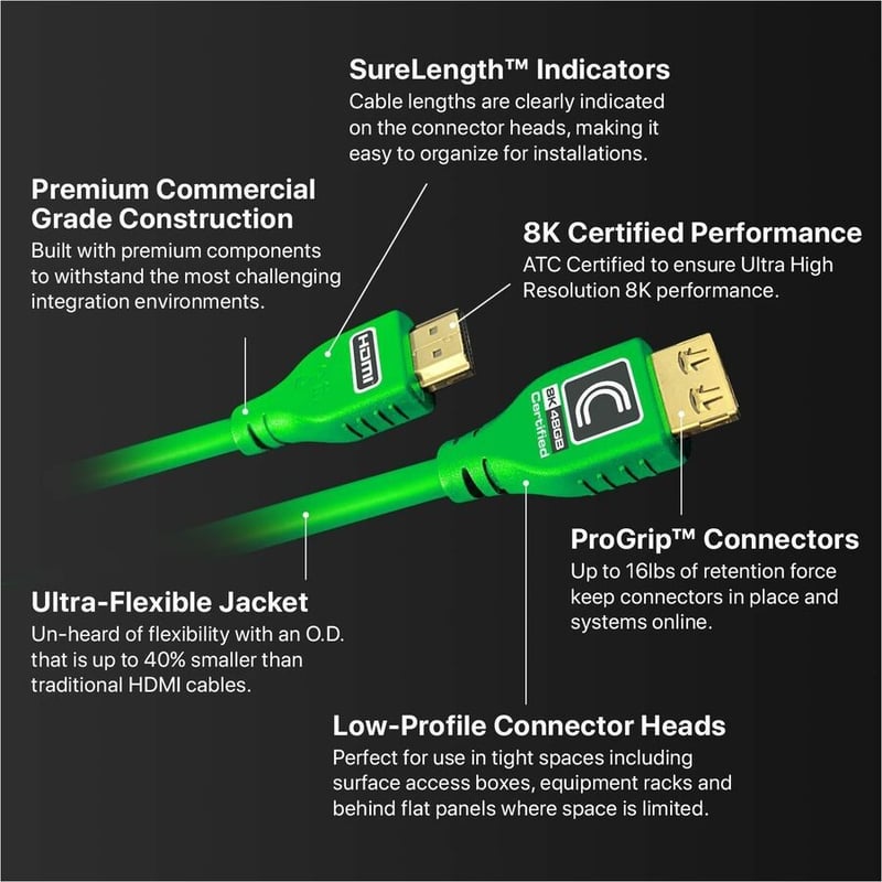 Comprehensive MicroFlex Pro AV/IT HDMI A/V Cable - Thumbnail 2