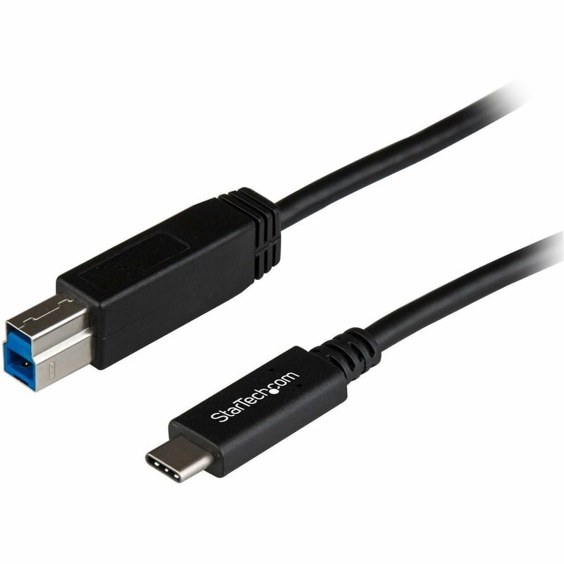 StarTech.com 1m 3 ft USB C to USB B Printer Cable M/M - USB 3.1 (10Gbps) - USB B Cable - USB C to USB B Cable - USB Type C to Type B Cable - Thumbnail 1